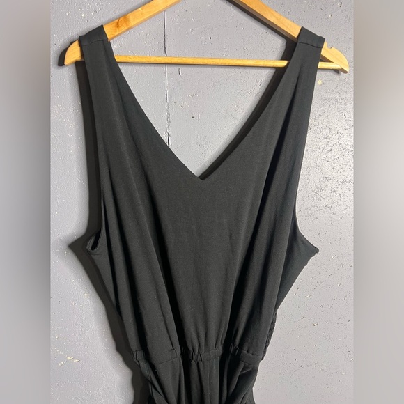 J Jill Wearever Collection Black sleeveless Jumpsuit Women's XLarge - Picture 4 of 8